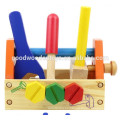 Hardwood Pretend Play Accesorios de construcción Kids Tool Box